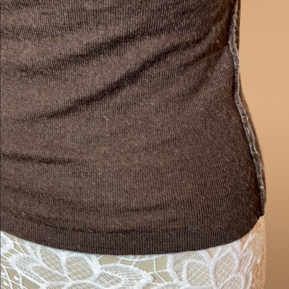 Evelyn wool brown vest size S - Picture 9 of 10